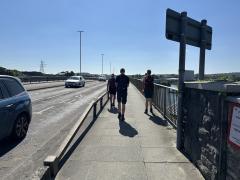 Crossing the Laira Bridge